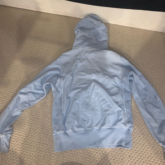 Light blue Champion Hoodie Size Small, hardly worn - Picture 2 of 2